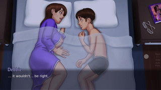 Big aunty make hot seen with anon in summer time saga