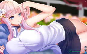 Live Waifu Wallpaper – Part 35 – College Girl Masturbate by Loveskysan